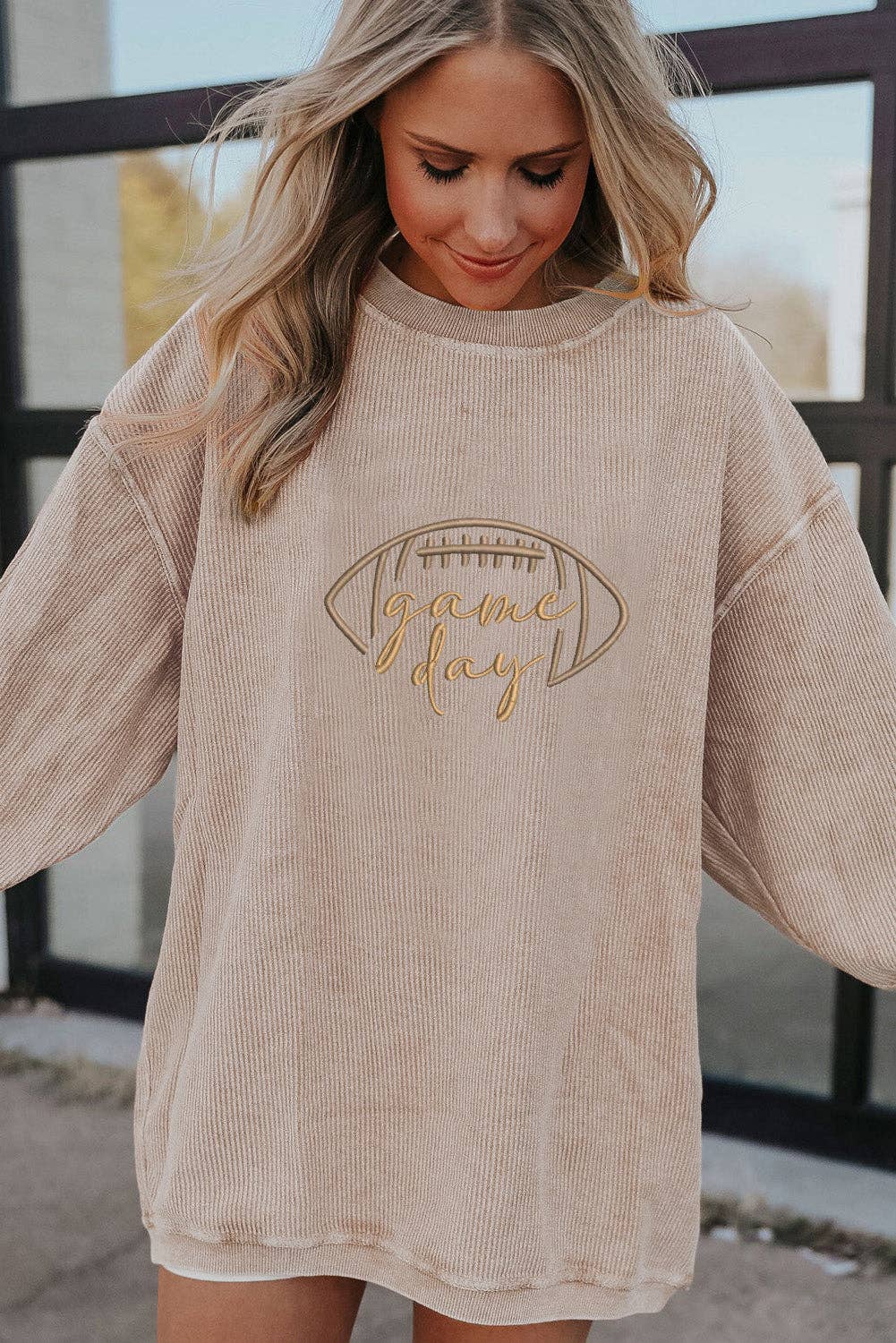Game Day Embroidered Sweatshirt