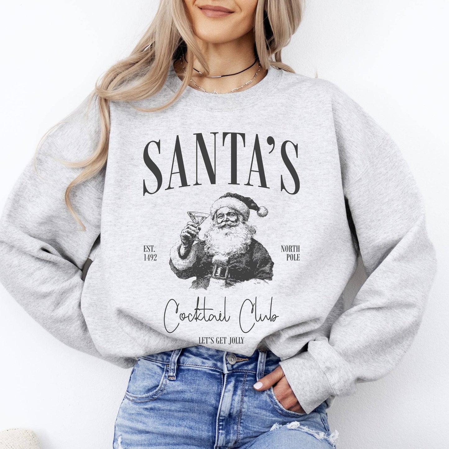 Santa's Cocktail Club Sweatshirt