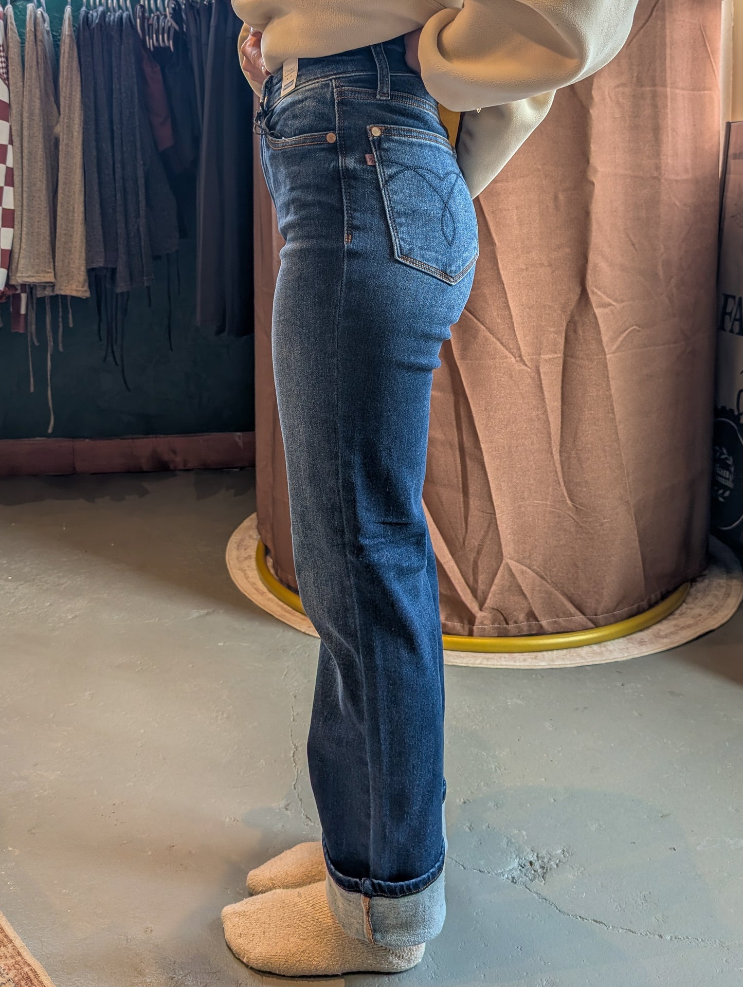 Vintage Wash Straight Jeans Judy Blue