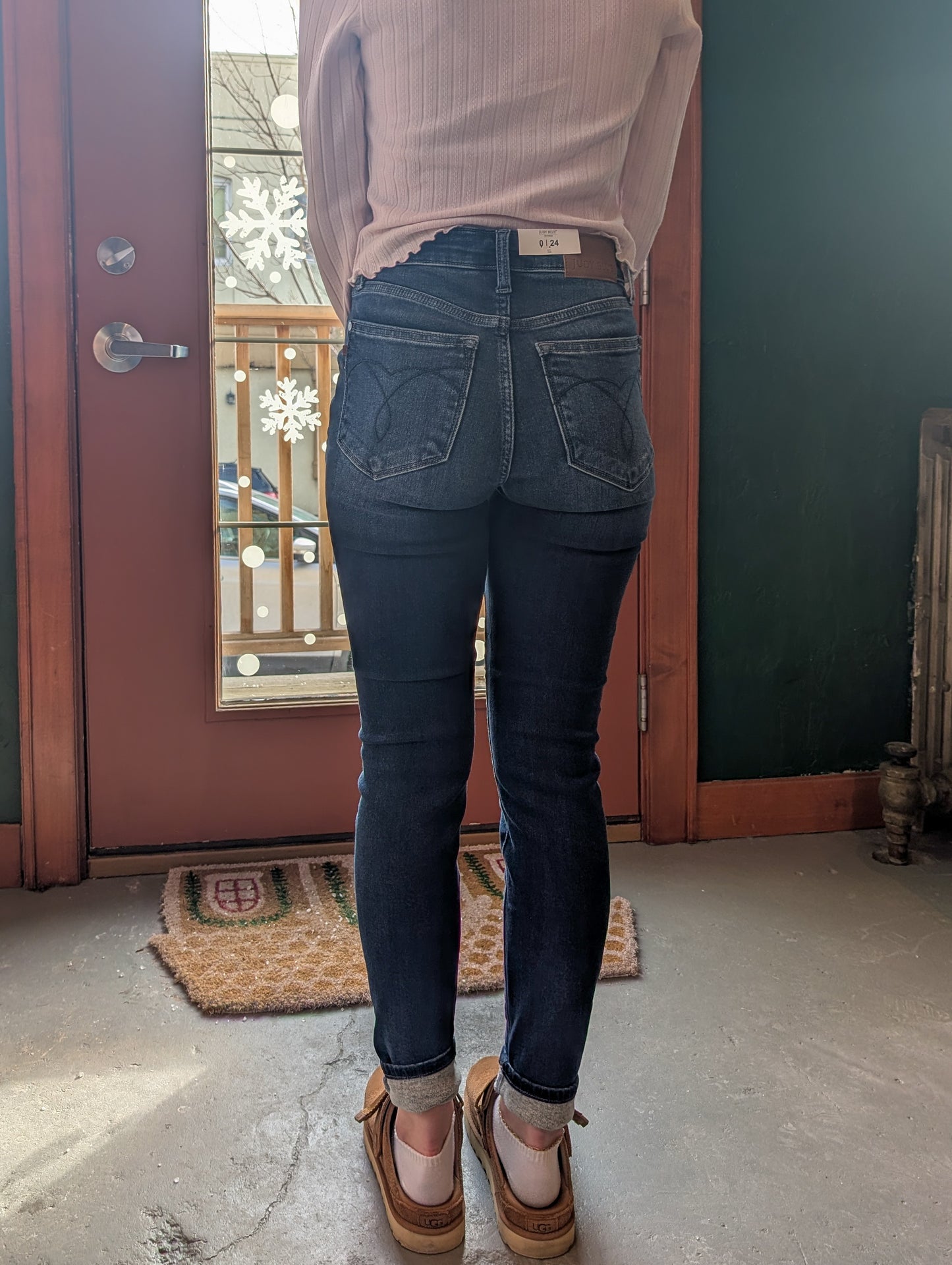 Mid Rise Medium Wash Skinny Judy Blue