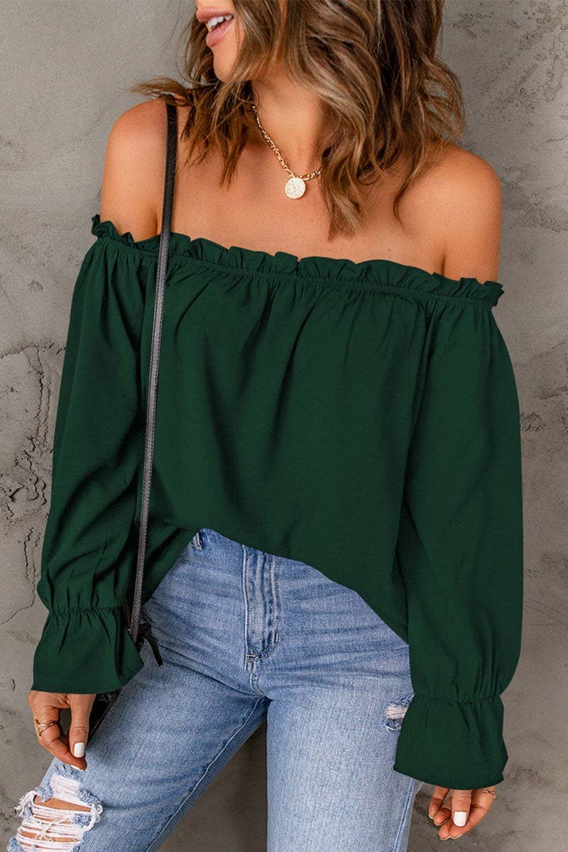 Pullover Sexy Off-Shoulder Top