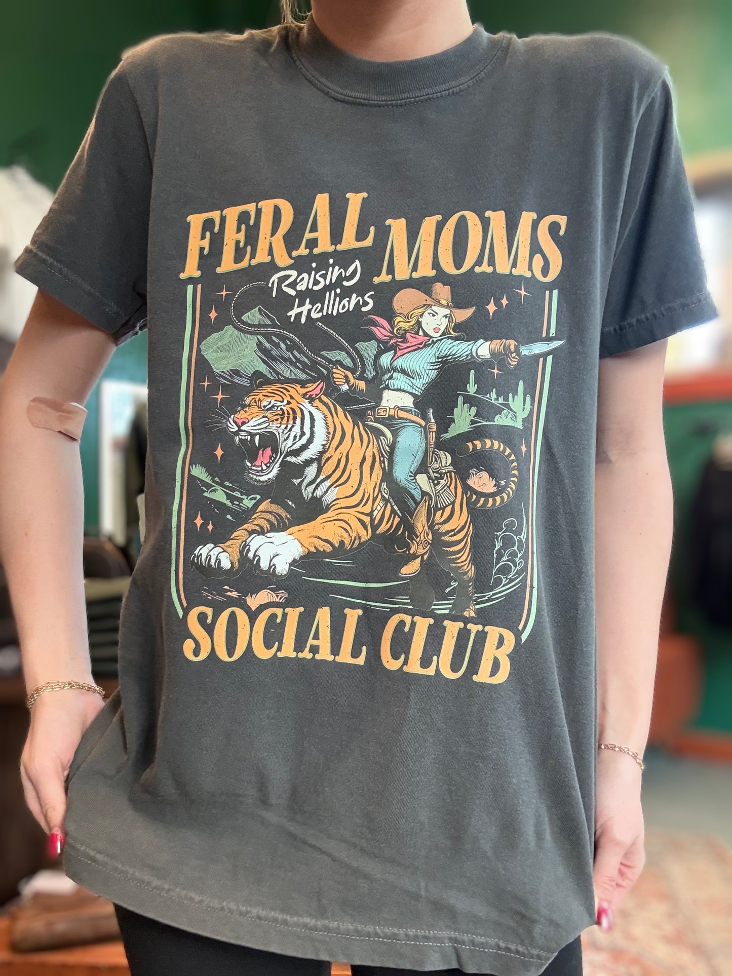 Feral Moms Social Club Tee