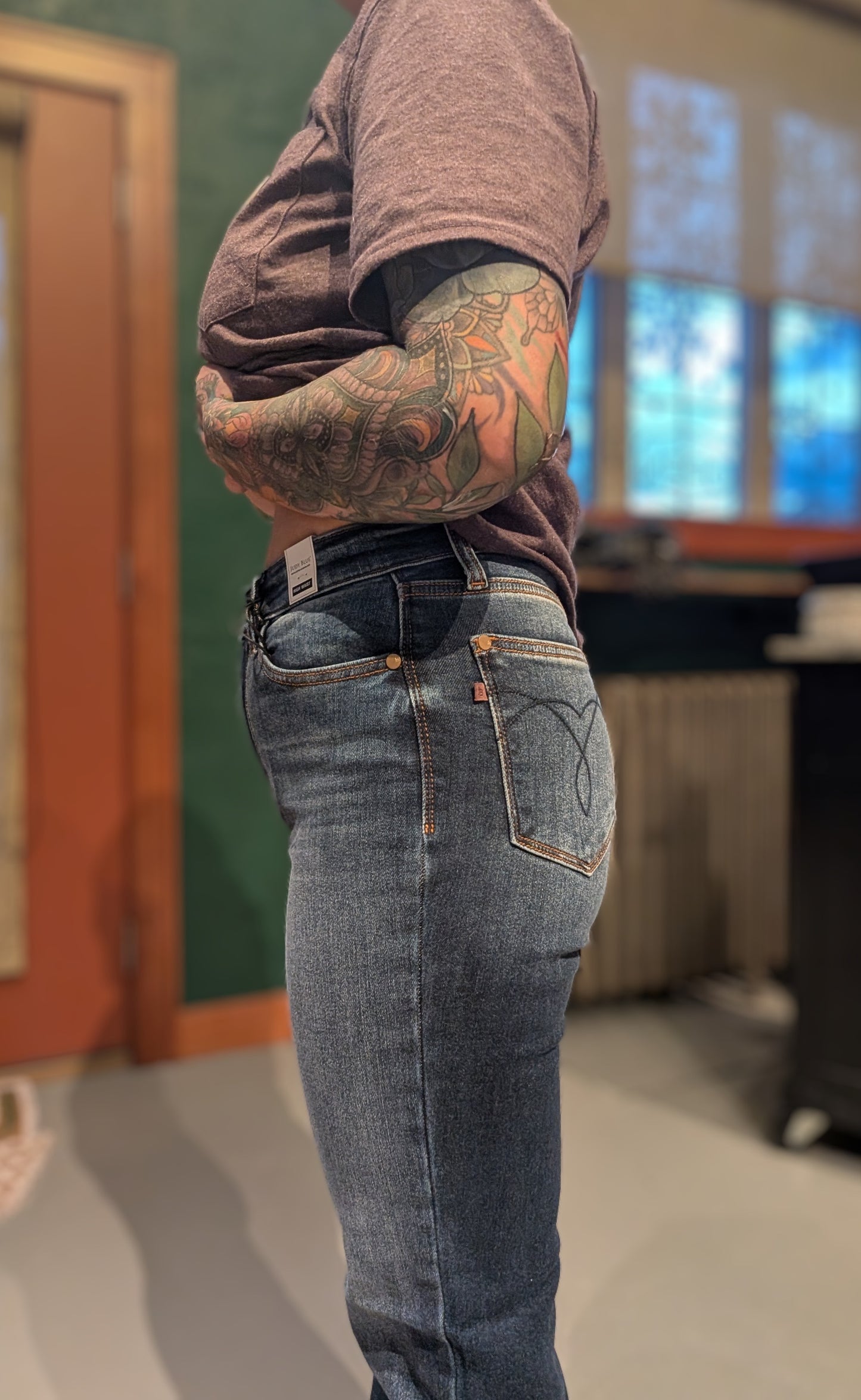 Vintage Wash Straight Jeans Judy Blue
