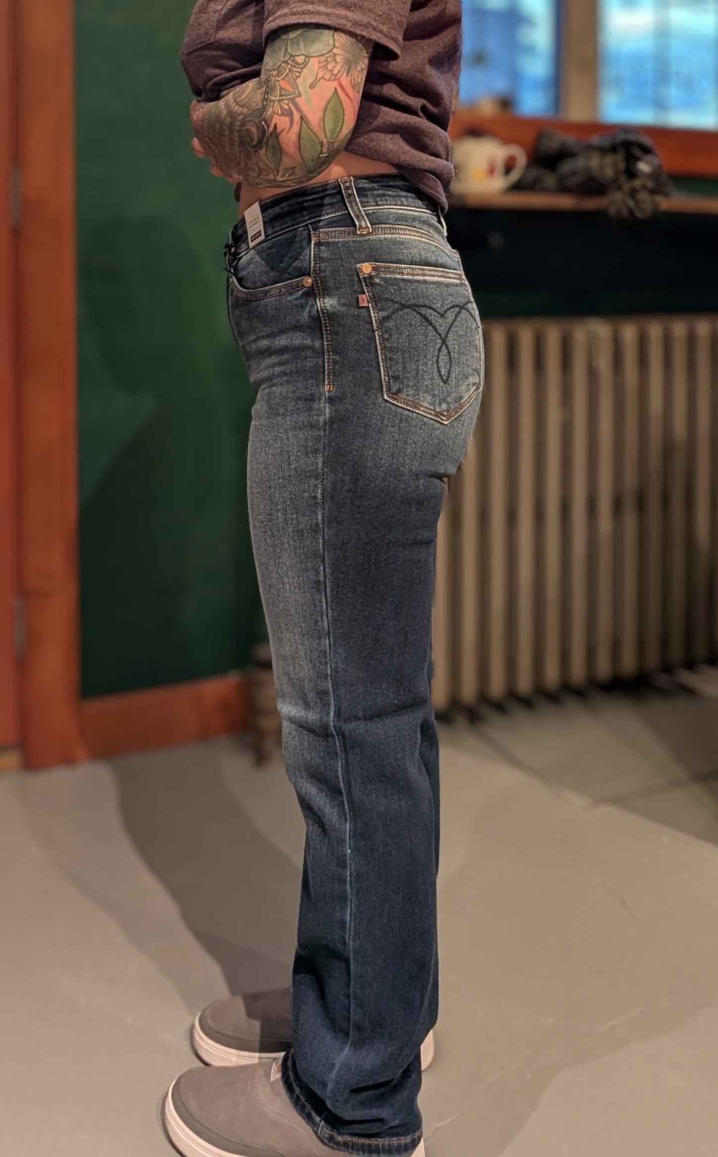 Vintage Wash Straight Jeans Judy Blue