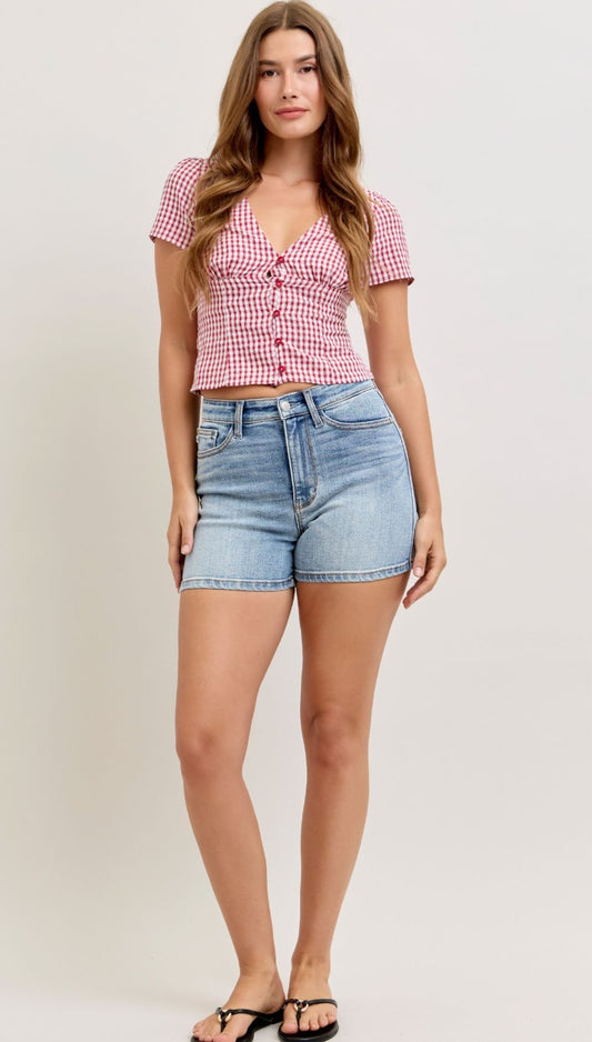 Light Wash Judy Blue Shorts