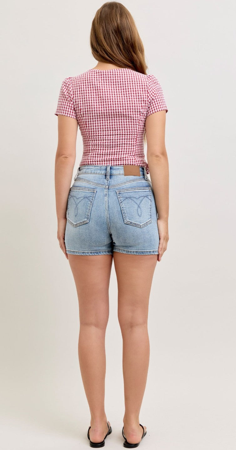 Light Wash Judy Blue Shorts