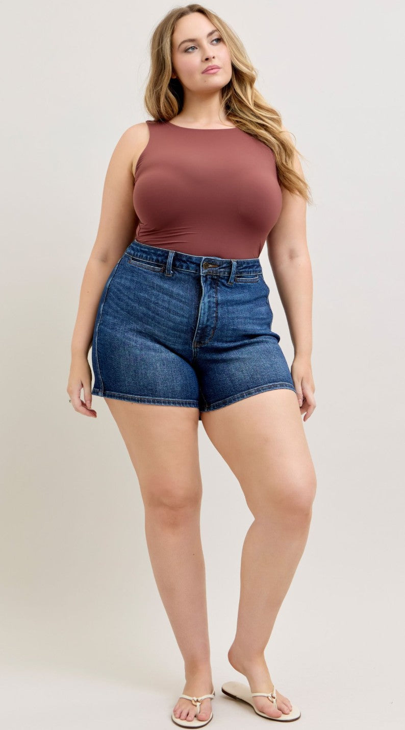 Dark Wash Judy Blue Shorts