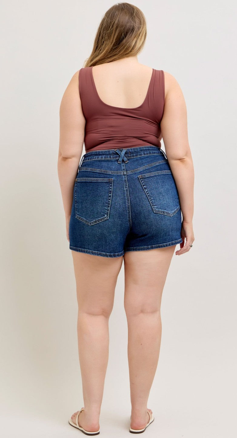 Dark Wash Judy Blue Shorts