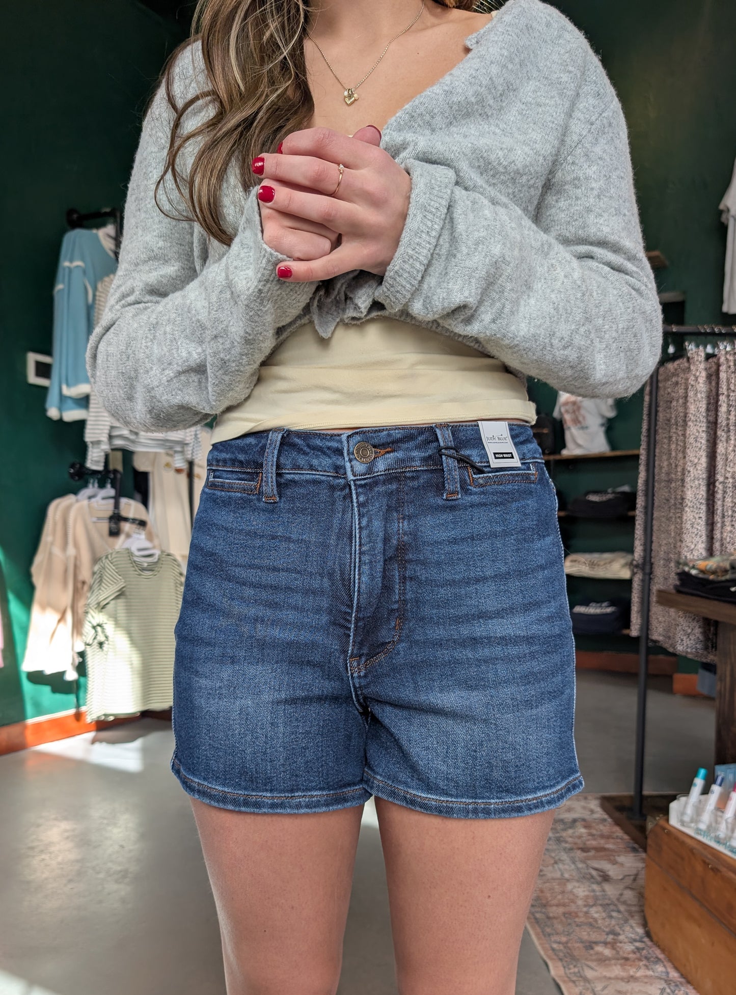 Dark Wash Judy Blue Shorts