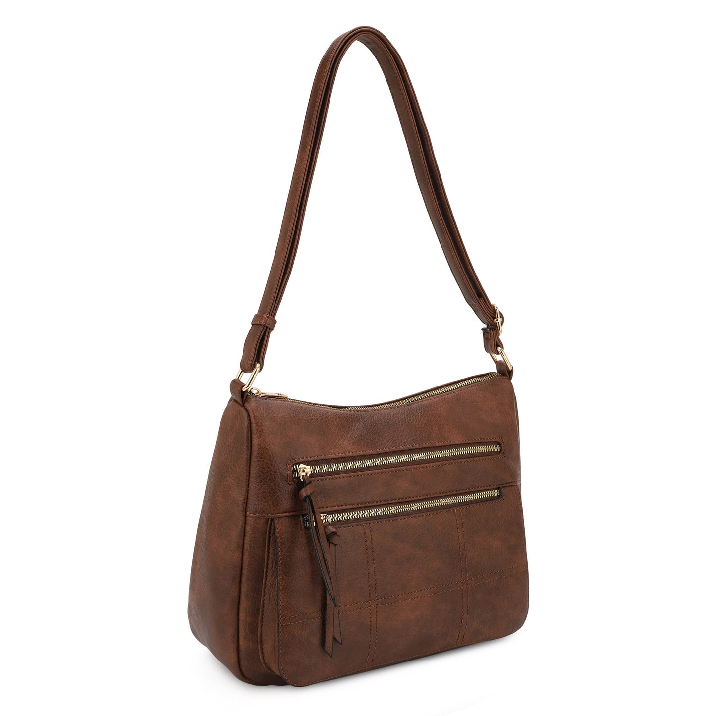 Ada Women Multi Pocket Slouchy Crossbody Bag