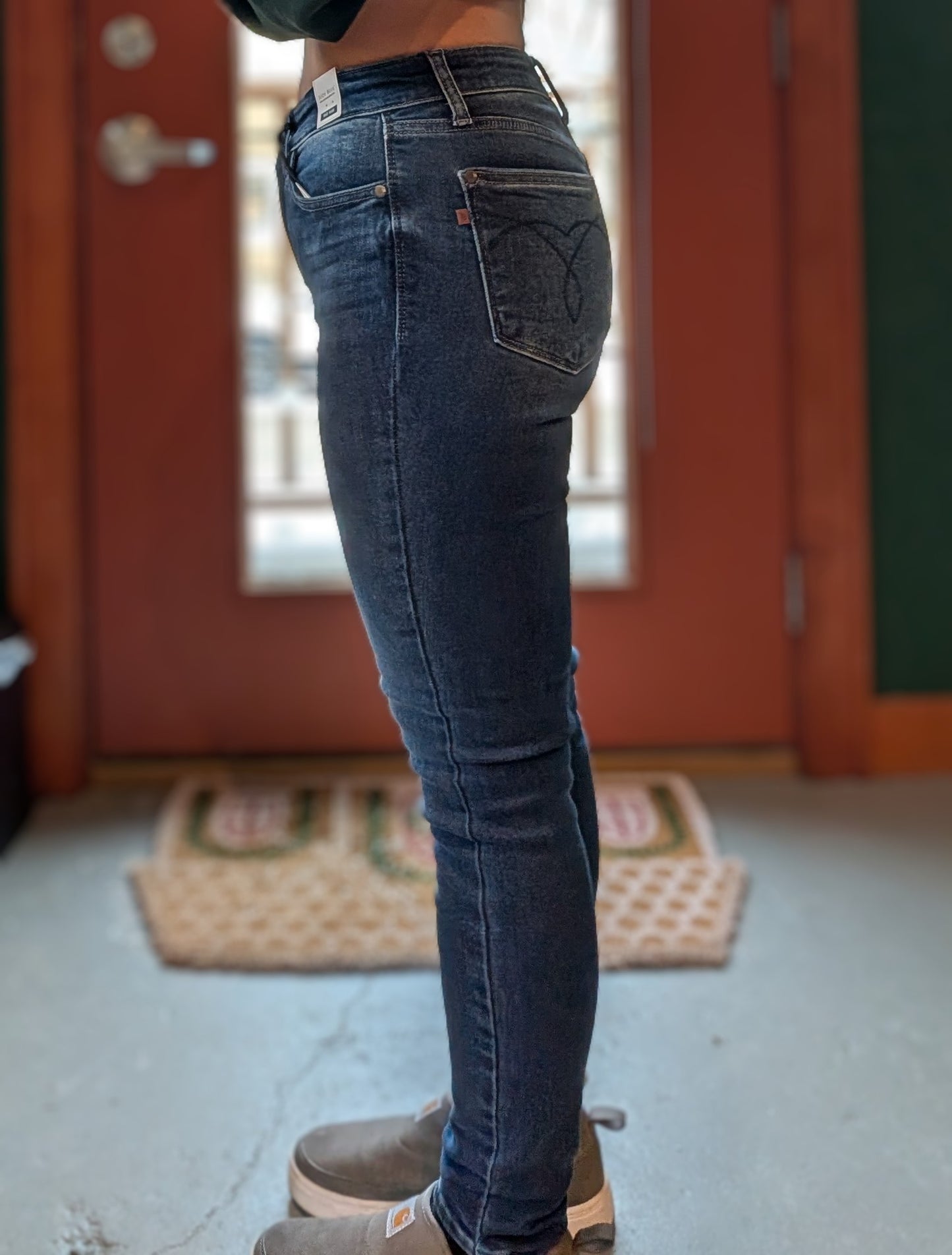 Mid Rise Medium Wash Skinny Judy Blue